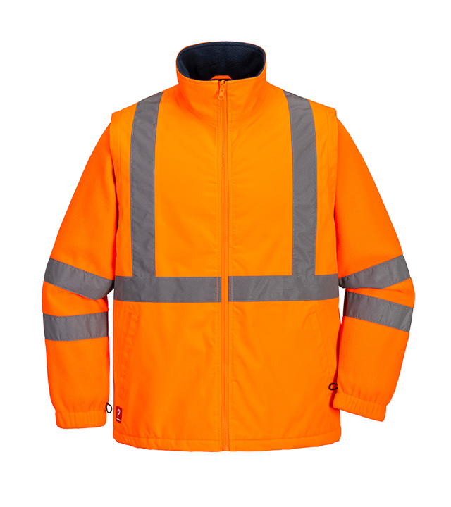 Hi Vis Reflective Safety Winter Jacket Workwear Padded Waterproof Work Wear Coat