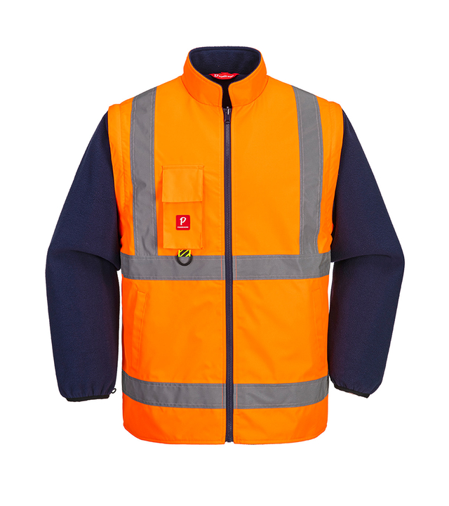 Hot Sale High Visibility Construction Security Reflective Safety Hi Vis Winter Rain Jacket