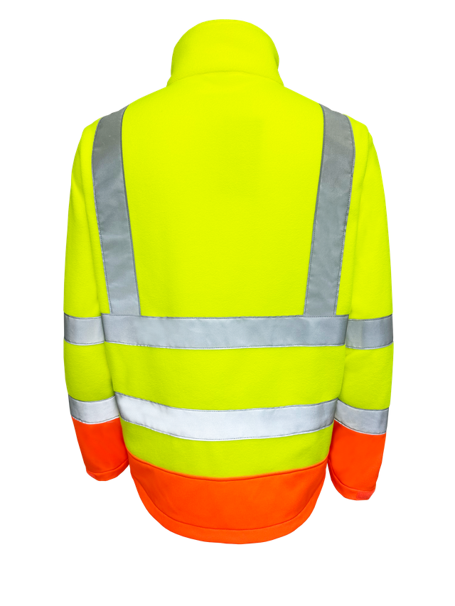 Men's high vis fleece jacket