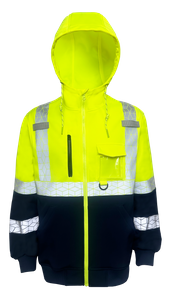 Men's high vis sweatshirt hoody