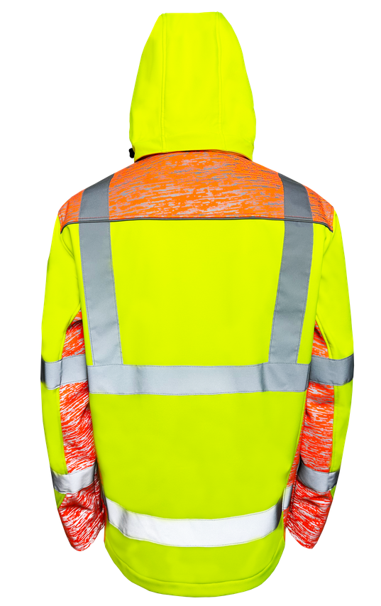 Men's high vis softshell jacket