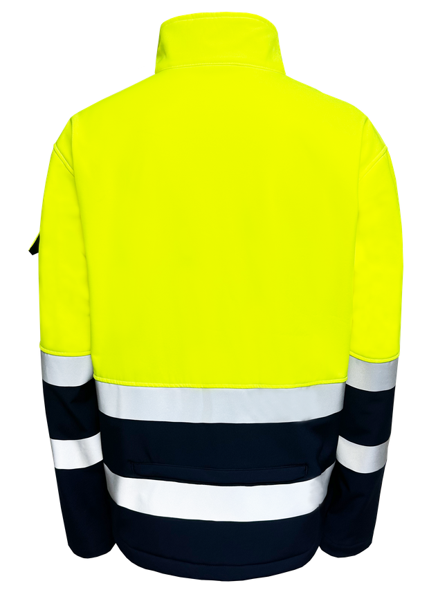 Men's high vis softshell jacket