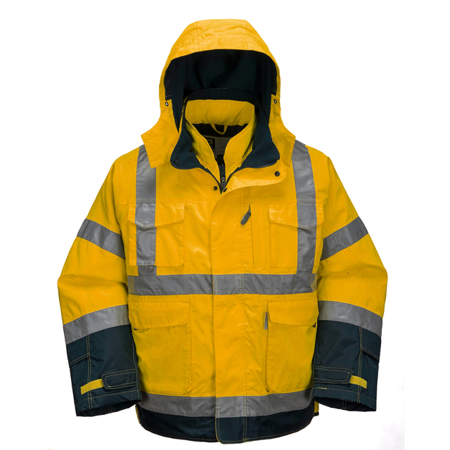 Reflective Jacket Waterproof Reflective Safety Clothing High Visibility Work Jacket