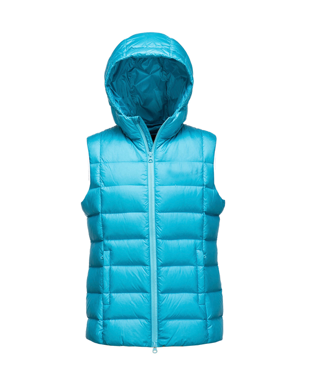 Winter Down Vest Women Short Vest Windbreaker Lightweight Body Warmer Waistcoat Female White Duck Down Coat Sleeveless Jacket