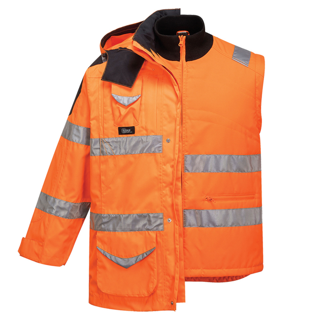 Road Safety Jacket Reflective Winter Safety Jacket with Reflector