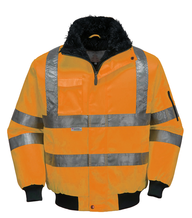 Men′s High Visibility Waterproof Soft Shell Fabric Reflective Safety Jacket