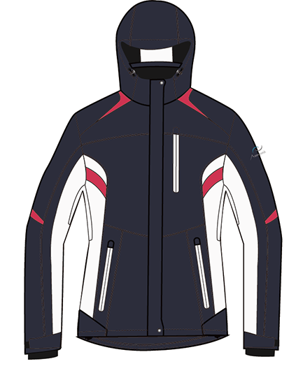 Custom Outdoor Skiwear with Big Hood Snowboard Ski Jacket Men