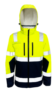 Men's high vis softshell jacket