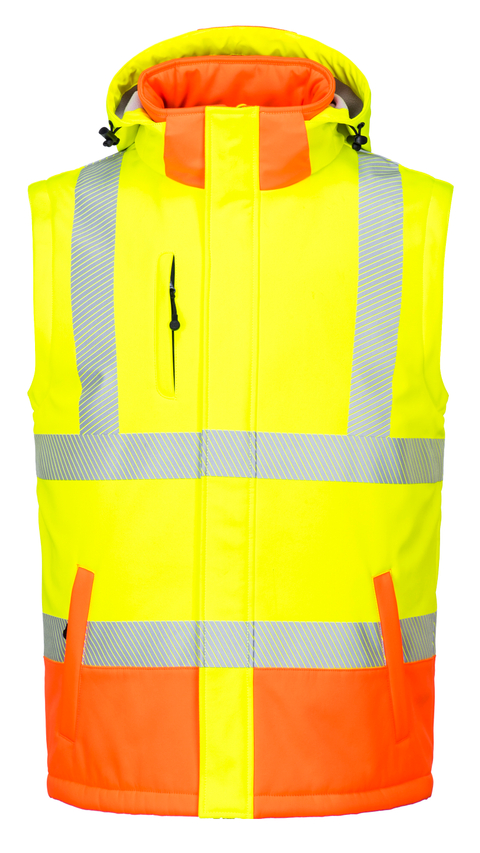 Flexible Hi Vis Fleece or Quilted Liner Reflective Safety Winter Jacket