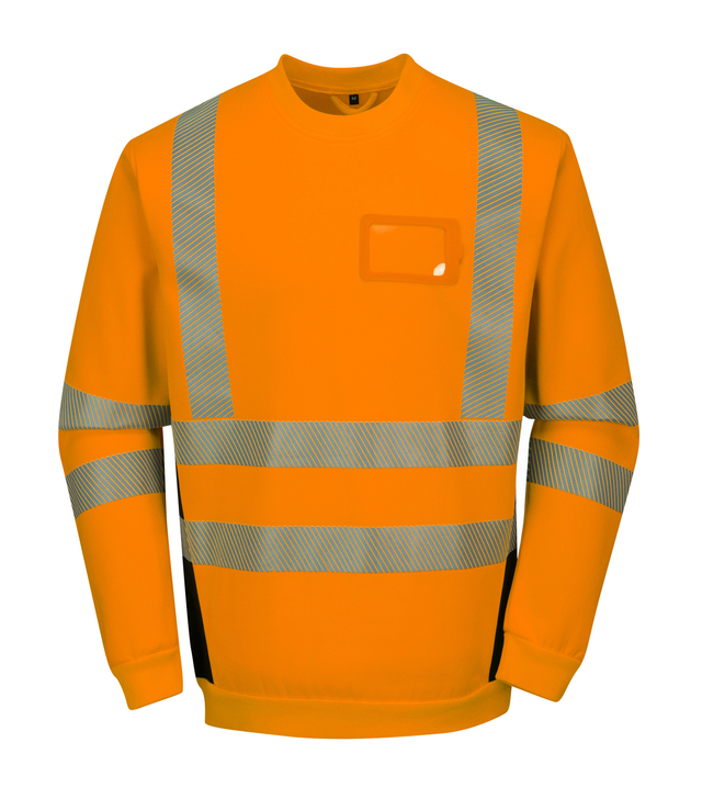Hot Sale Workwear High Visibility Reflective Safety Fleece Jacket