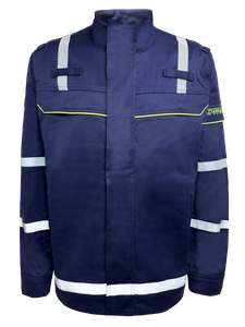 Men's solid workwear FR jacket