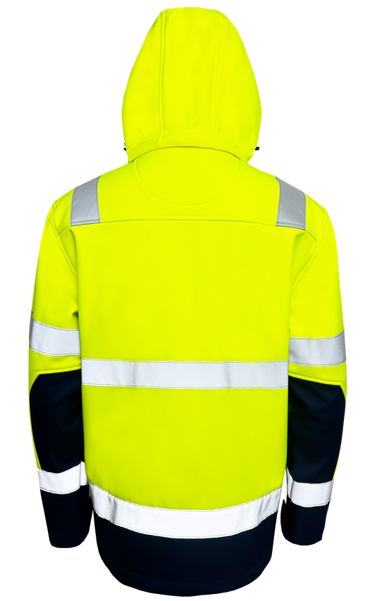 Men's high vis softshell jacket