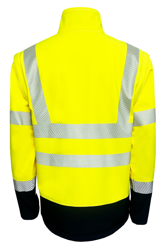 Men's high vis softshell jacket