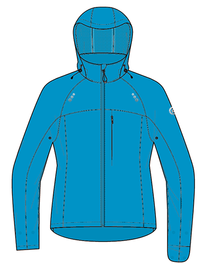 OEM New Design Waterproof Raincoat Fashion Jacket Hooded with Custom Logo