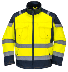 Hot Sale High Visibility 100% Cottonhi Vis Long Sleeve Reflective Safety Work Shirt