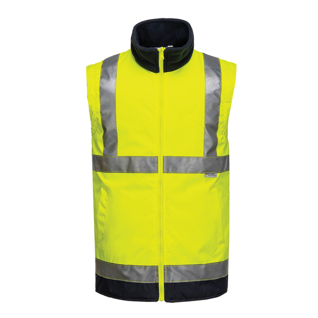High Density Twill Oxford Fabric Reflective Safety Winter Jacket