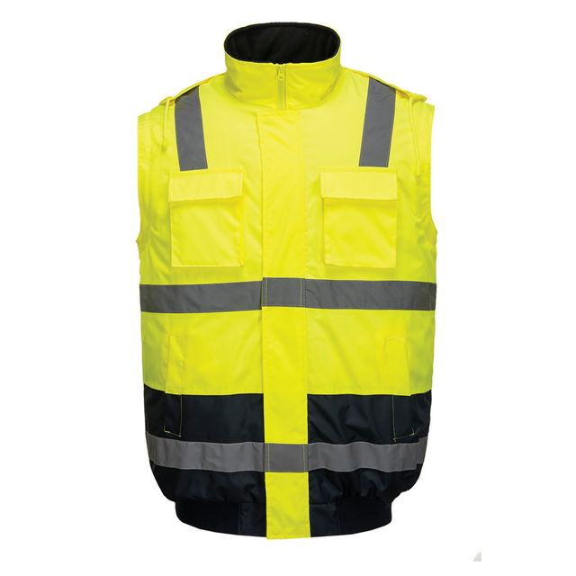 Construction Work Jacket High Visibility Workwear OEM Service Adults Unisex