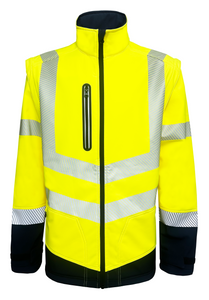 Men's high vis softshell jacket