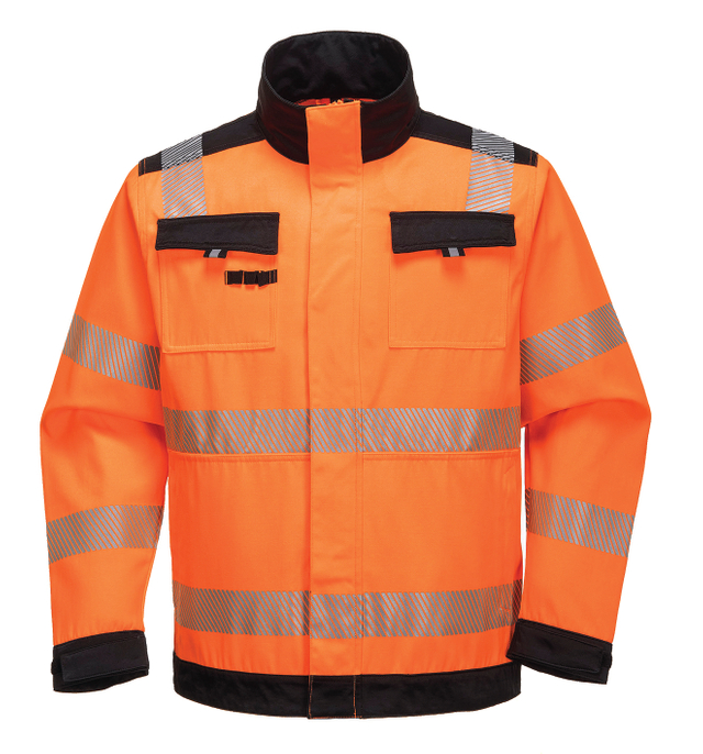 Hi-VI Safety Workwear Factory Produce 65% Polyester 35% Cotton Jacket for Work with Waterproof Upper Fabric