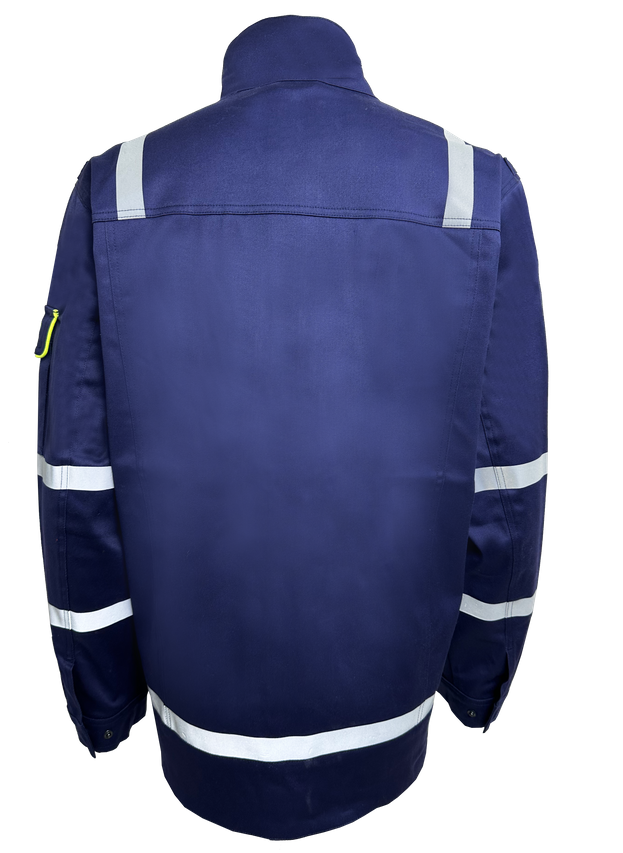 Men's solid workwear FR jacket