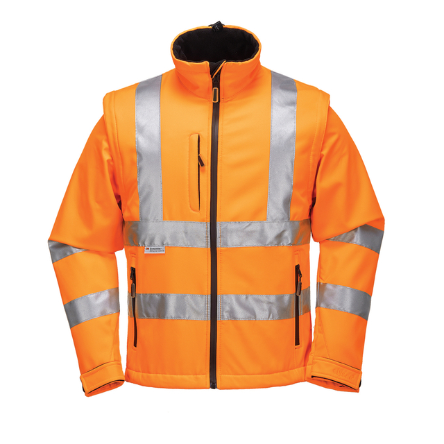 High Visibility Reflective Jacket Workwear Winter Construction Safety Jacket