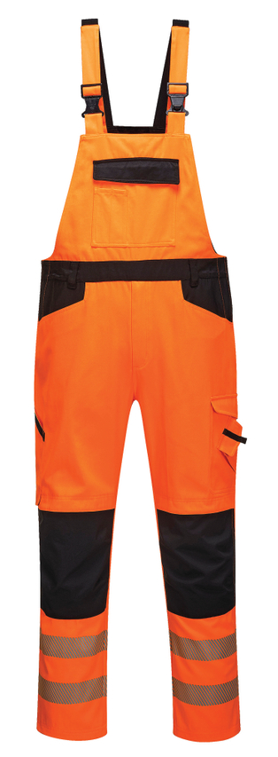 Mens Hi Vis Safety Pants Working Trousers with Reflective Tapes
