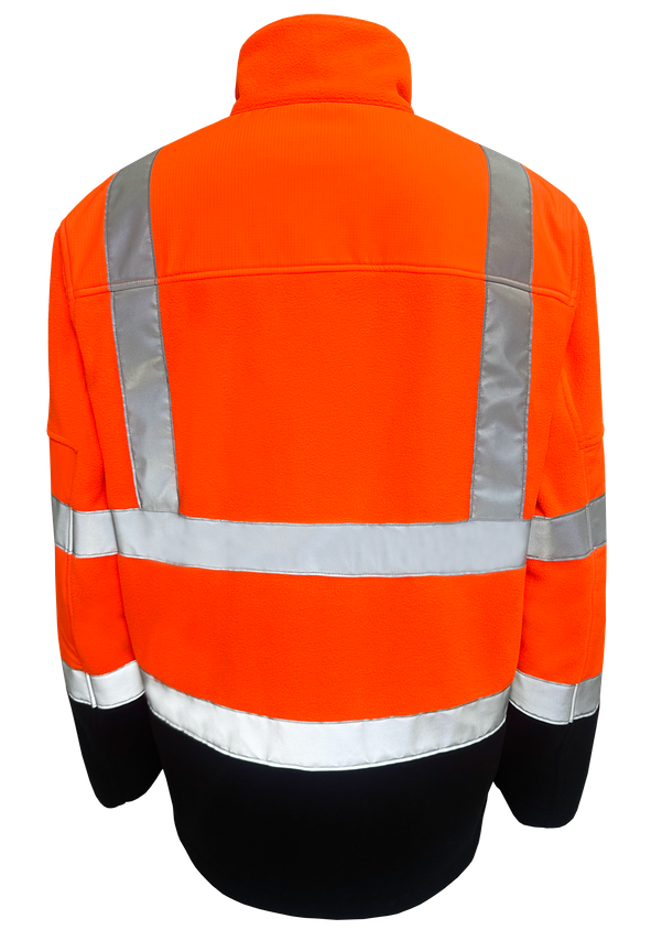 Men's high vis fleece jacket