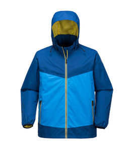 Polyester 100% Waterproof Raincoat Hooded Rainwear Rain Suit for Man