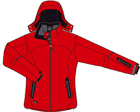 High Level Waterproof Ski Wear Snow Ski Jacket Adult Skiing Suit Windbreaker Coat