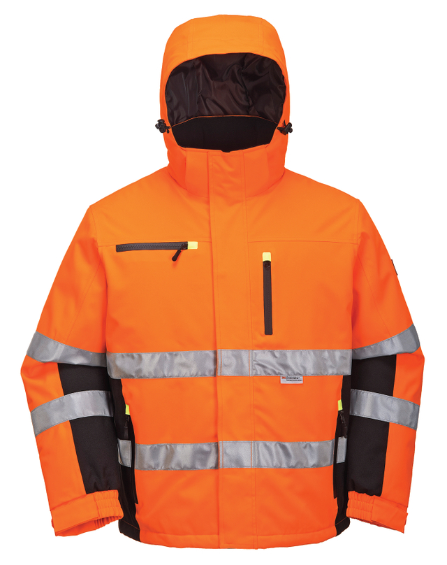 High Visibility Polyester Construction Security Waterproof Hi Vis Reflective Safety Uniform Workwear Workwear Jacket
