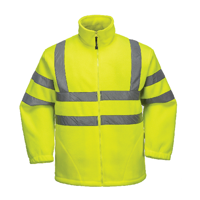 Safety Workwear High Quality Custom Hi Vis Reflective Safety Polar Fleece Jacket