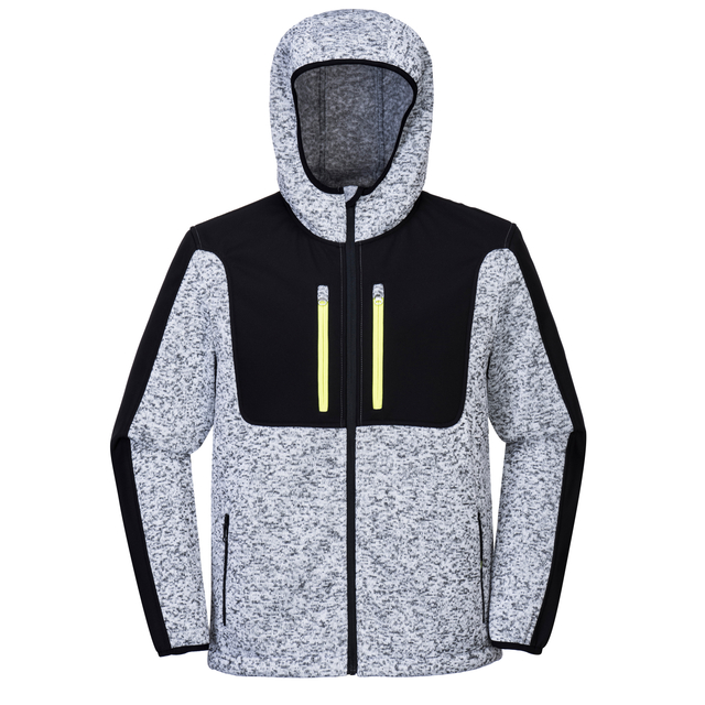 Custom Design Winter Work Wear Men′ S Windproof Waterproof Fleece Lined Zip up Soft Shell Jacket