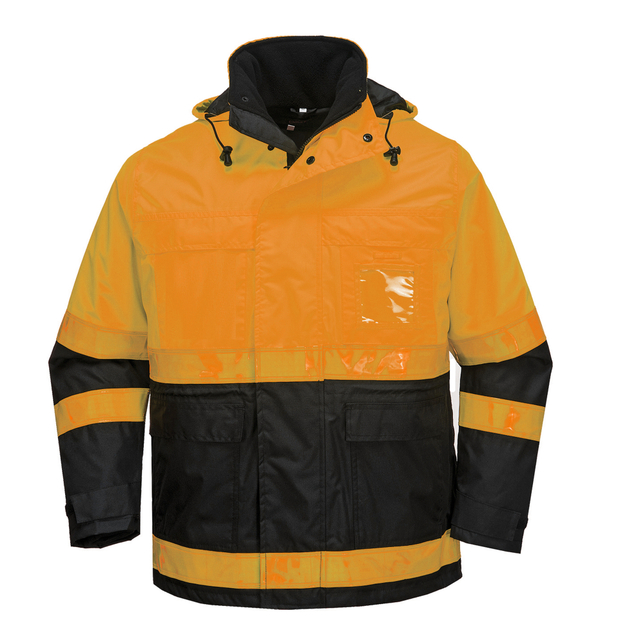 Safety Workwear Eniso20471 Hi Vis Parka Jacket Reflective Winter Parka