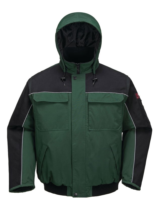 Custom High Quality Mens Waterproof Nylon Winter Pilot Workwear Bomber Jacket