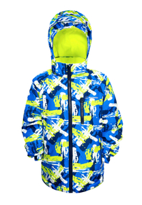 kid's outdoor print jacket