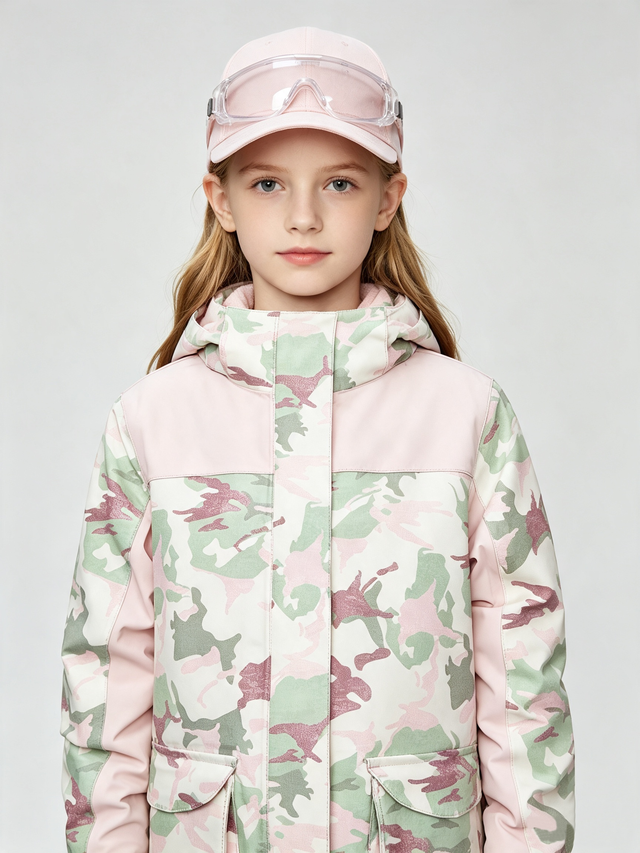 Kid's outdoor waterproof jacket/ski suit