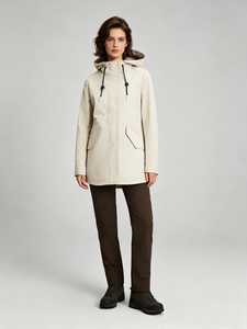 Women's outdoor cotton trench coat