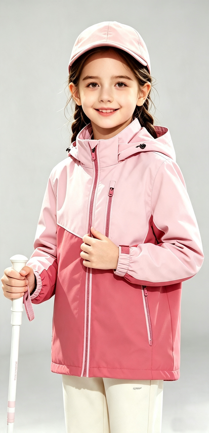 Children's single-layer waterproof jacket