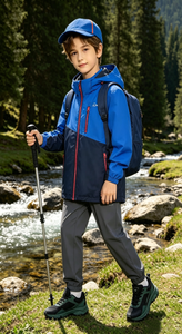 Children's boy single-layer waterproof jacket